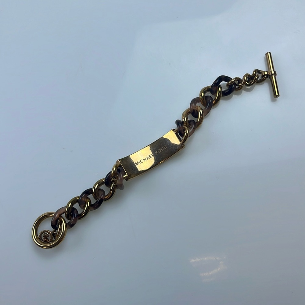 Michael Kors MK Chain Studded Necklace N260-68 - Picture 2 of 5